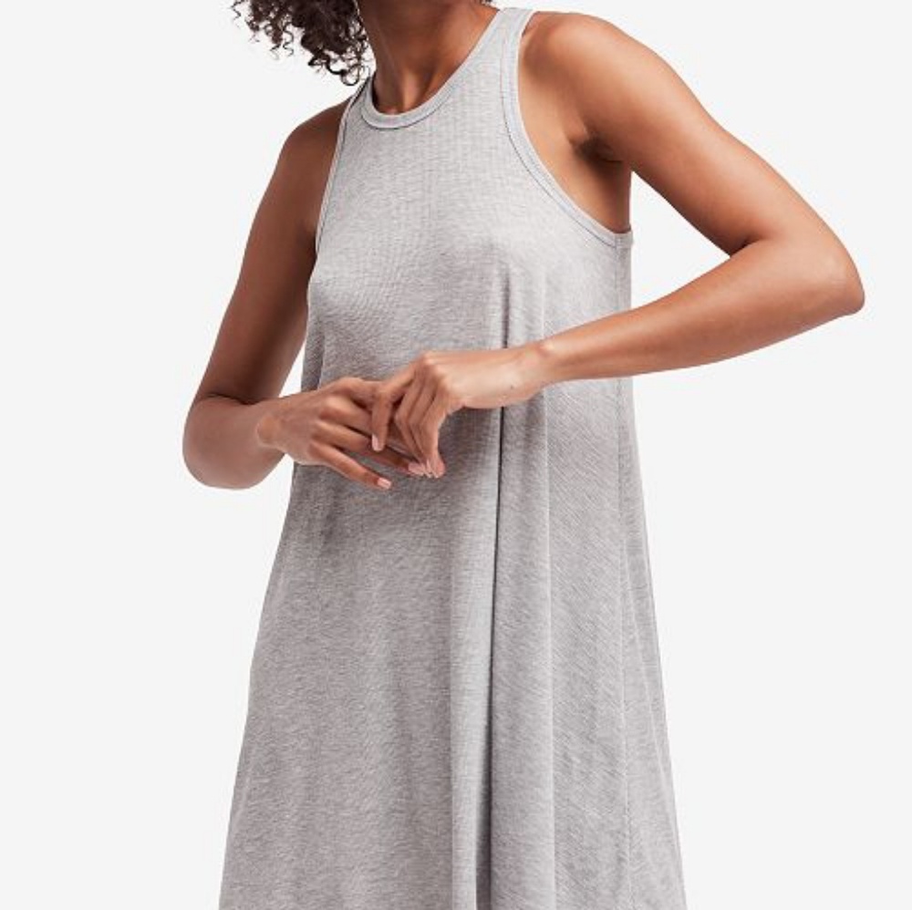 FREE PEOPLE La Nite Ribbed Swing dress.  (Size XS)